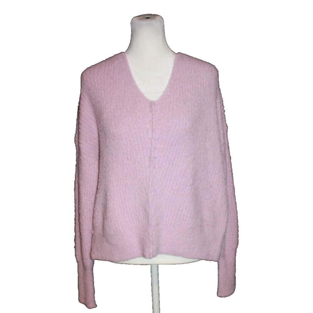 Sincerely Jules Soft & Cozy Oversized Lavender Ribbed Chenille Sweater Small NEW